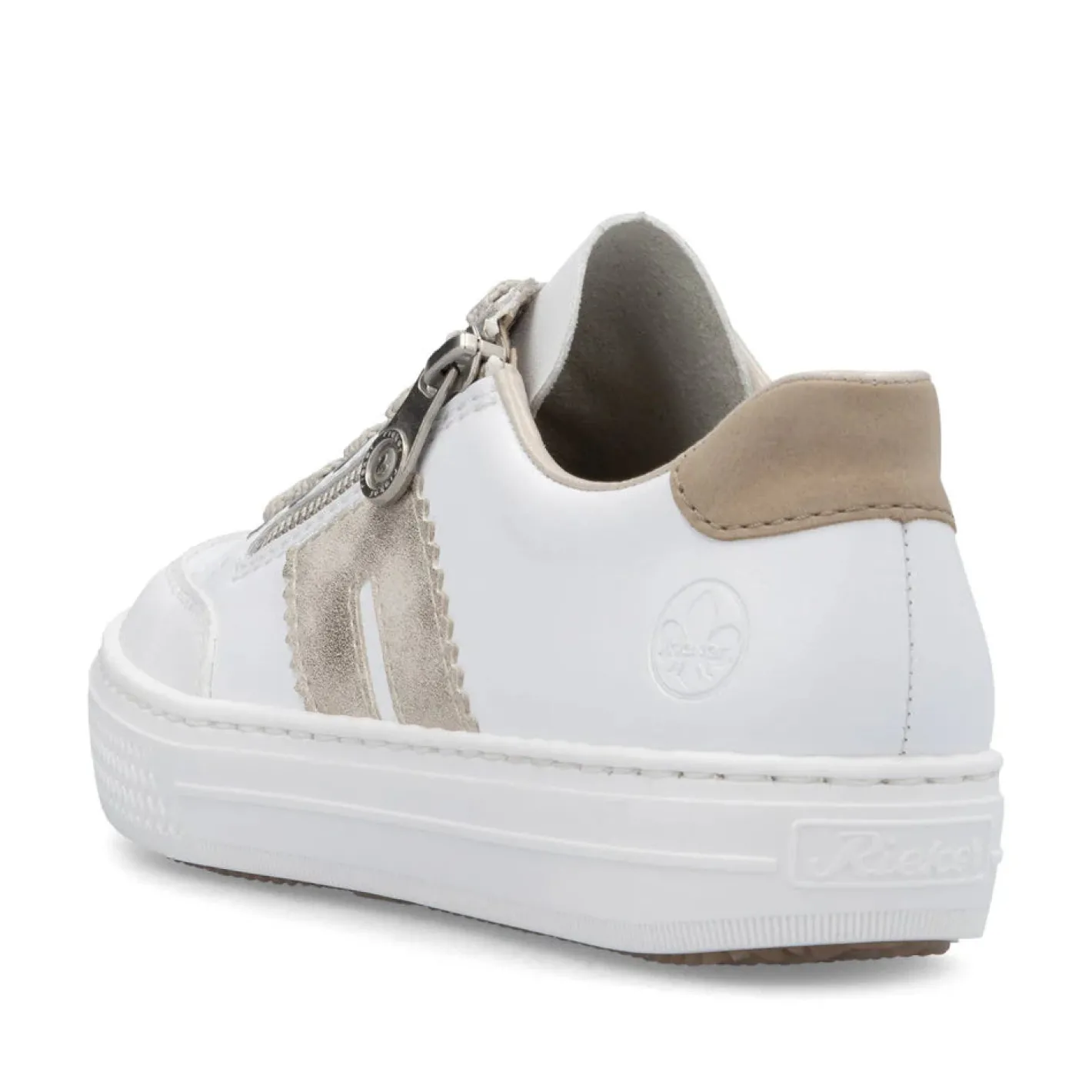 rieker__l_white_and_beige_4.webp Rieker - L5903 White and Beige Trainer