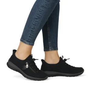 Rieker - L32F1 Black Slip On Trainer