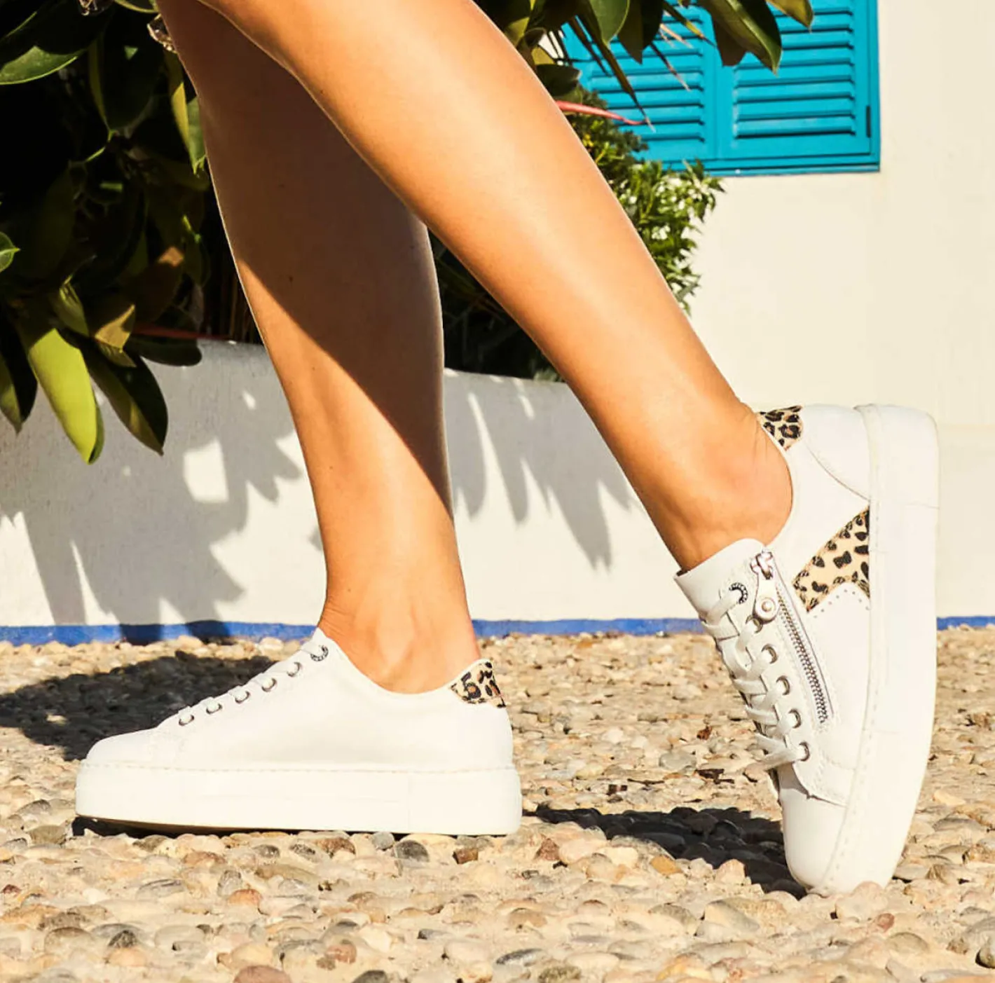 rieker__n_white_and_leopa_1.webp Rieker - N4924 White and Leopard Trainer