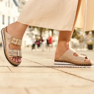 Rieker - V7955 Beige Mule