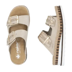 Rieker - V7955 Beige Mule