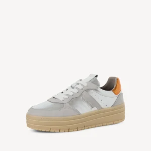 Tamaris - 23773 Silver Platform Trainer