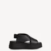 Tamaris -28303 Black Platform Sandal