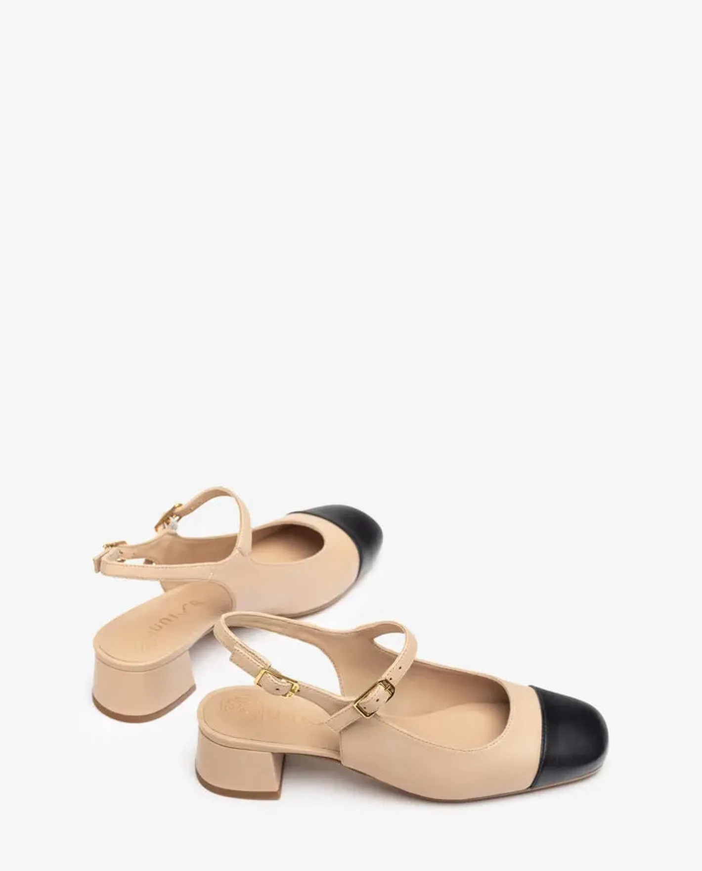 unisa__jumis_beige_and_bl_2.webp Unisa - Jumis Beige and Black Slingback