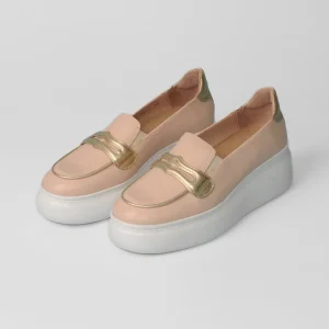 Wonders - A-2671 Blush Wedge Loafer