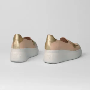 Wonders - A-2671 Blush Wedge Loafer