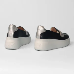 Wonders - A-2671 Navy Wedge Loafer
