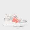 Wonders - A-3625 Silver and Coral Trainer