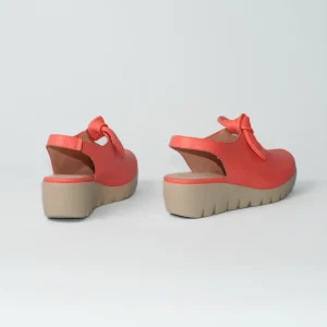 Wonders - C-33315 Coral Wedge Slingback