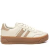 XTI - 143645 Beige Platform Trainer