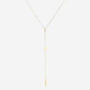ZAG BIJOUX - SNS18190 “Prego” Gold Drop Necklace